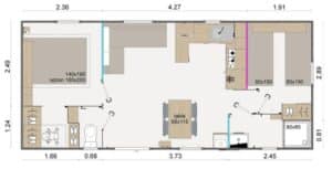 plan-mobil-home-2-chambres-avec-dressing-camping-le-moulin-des-effres-secondigny